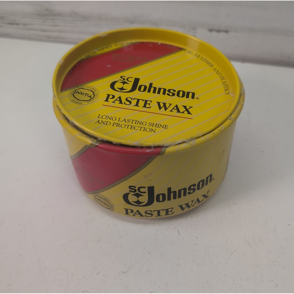SC Johnson Paste Wax Original Formula 1 lb Can Discontinued 00203 Wood Polish